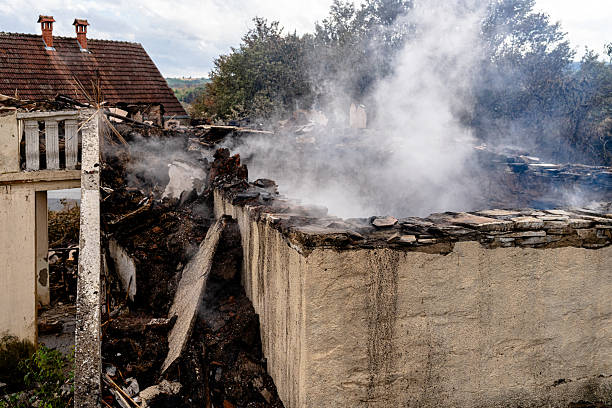 Professional Fire Damage Removal technician working in Wrightstown, WI